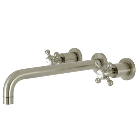 Kingston Brass KS8058BX Wall Mount Tub Faucet, Brushed Nickel KS8058BX